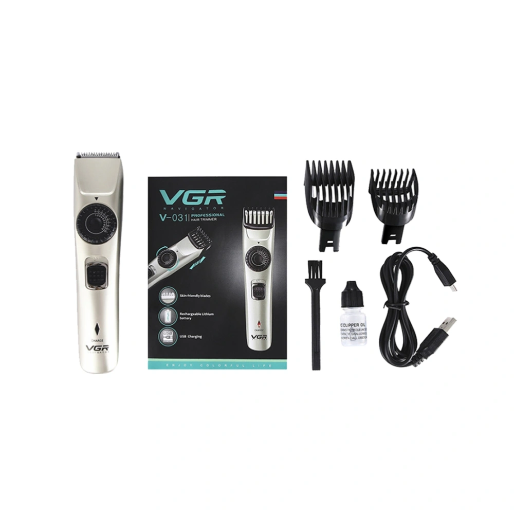 Men Professional Hair Clipper Electric Hair Shear Machine Portable USB Charging Beard Trimmer