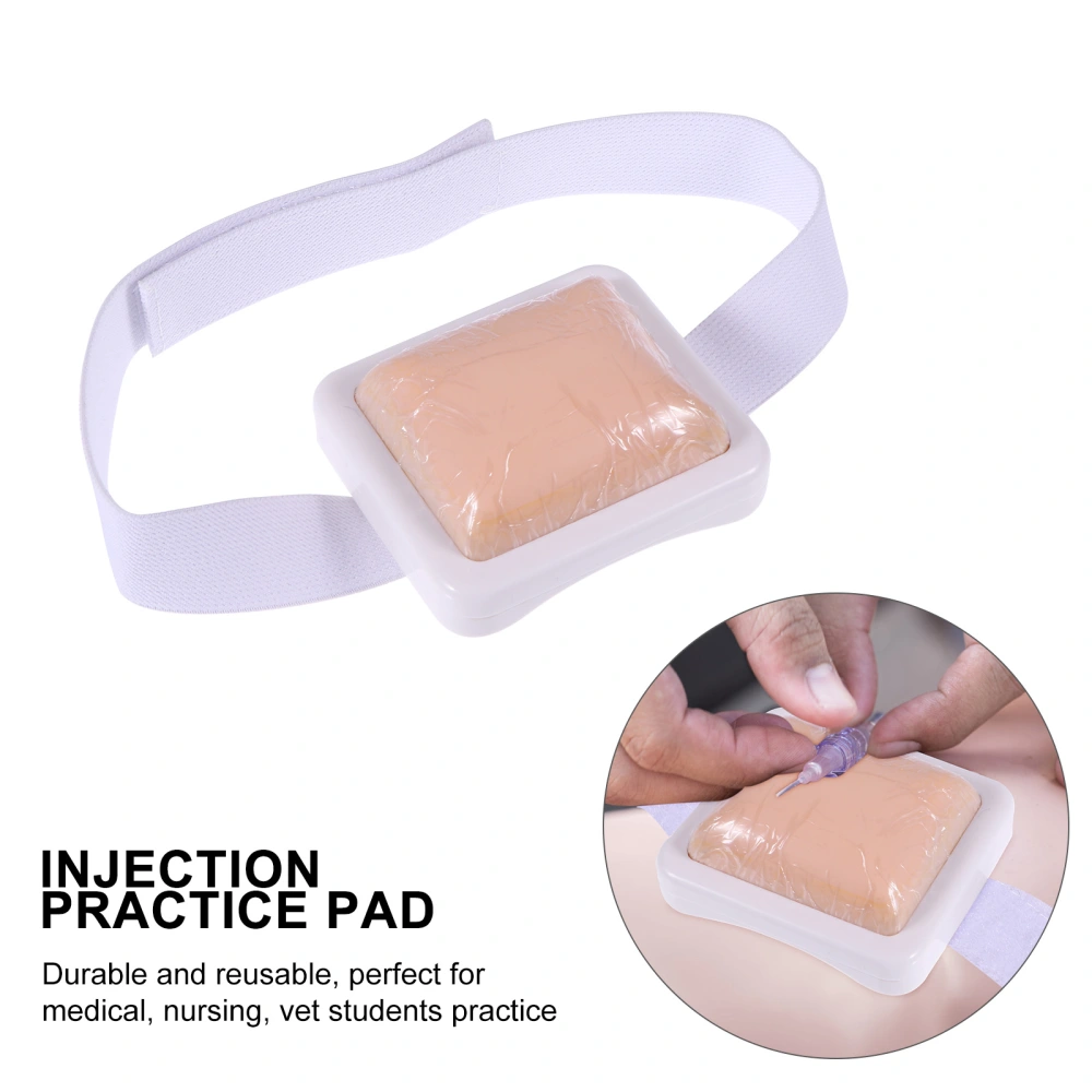 1Pc Injection Training Pad Silicone Human Skin Injection Training Module