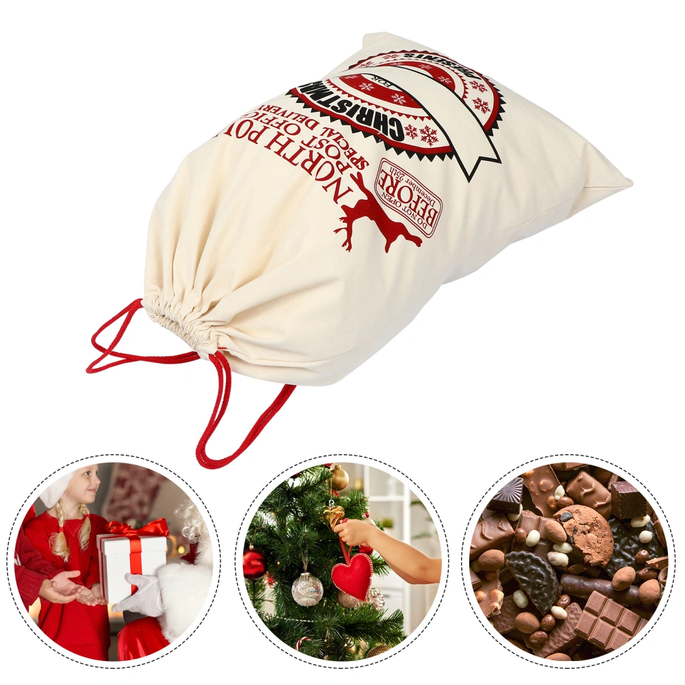 Christmas Drawstring Bag Christmas Gift Bag Lovely Present Pouches for Party