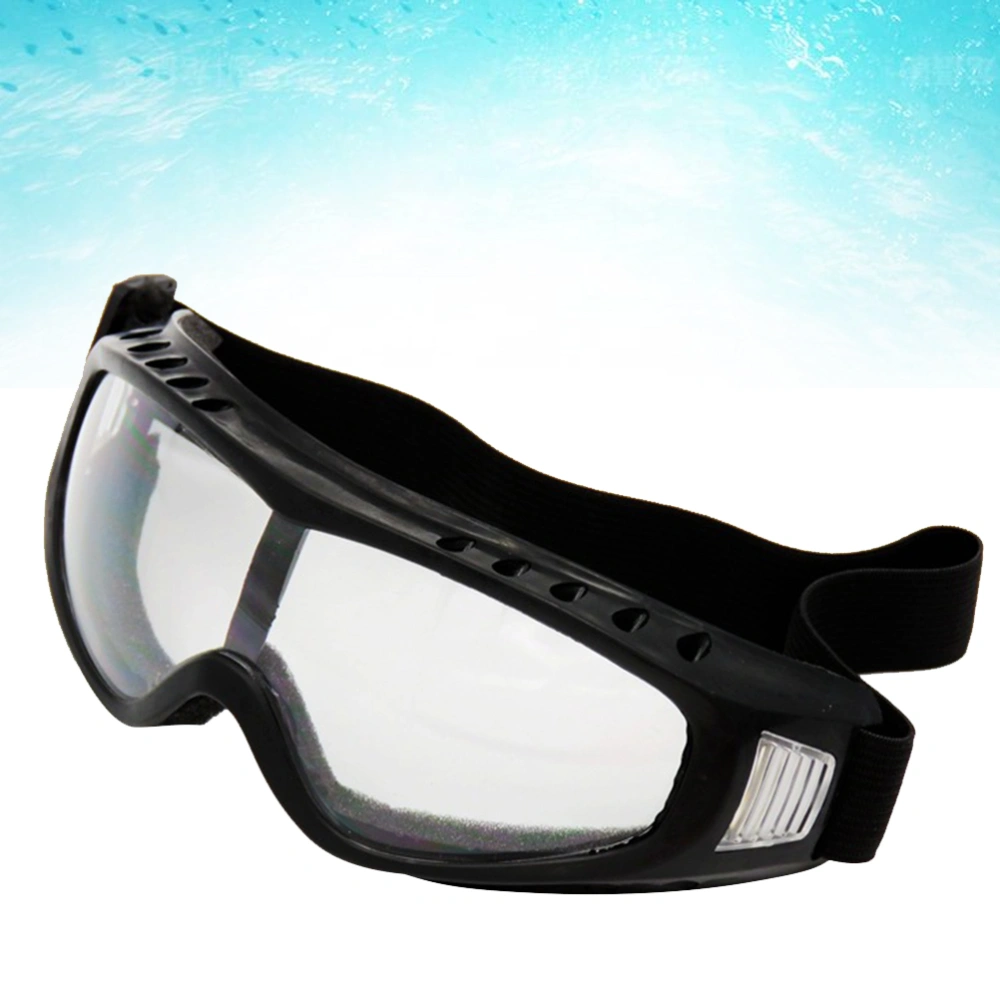 Outdoor Cycling Glasses Simple Skiing Sandproof Motorcycle Dust Proof Wind Goggles (Zero Diopter)