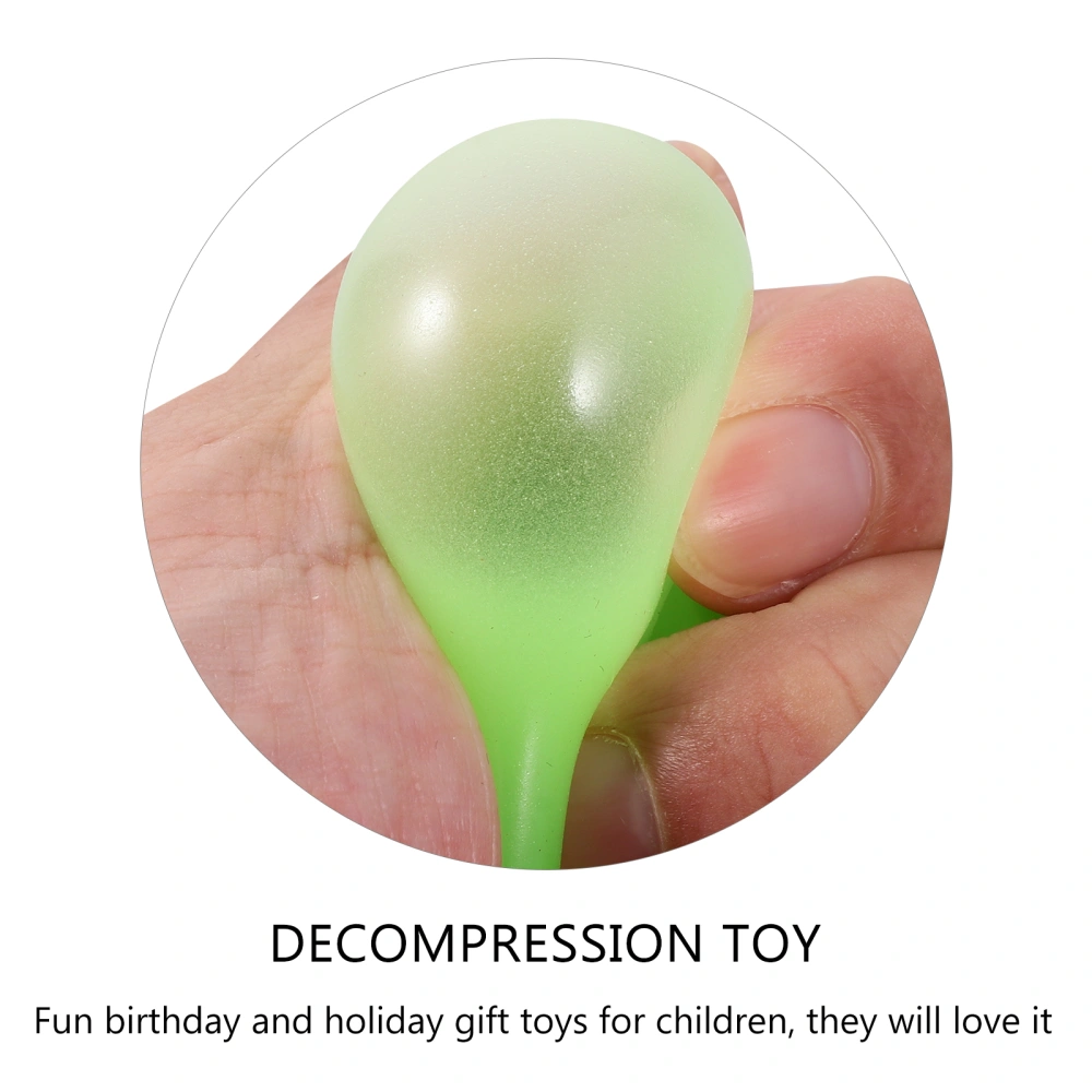 4 PCS 45mm Sticky Ball Fluorescent Decompression Stress Ball Toy for Ceiling