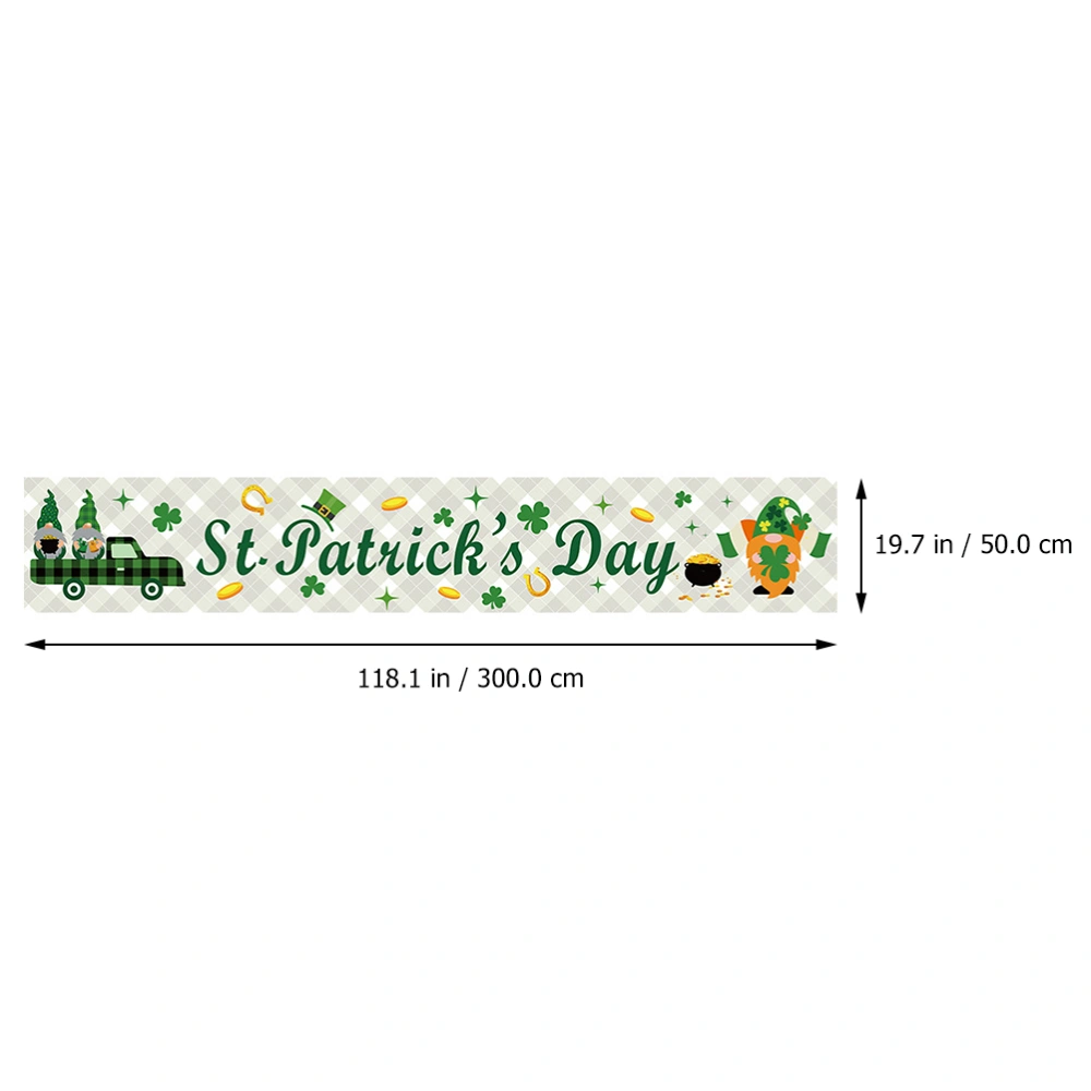 St. Patrick's Day Banner Background Banner Party Supply (Assorted Color)