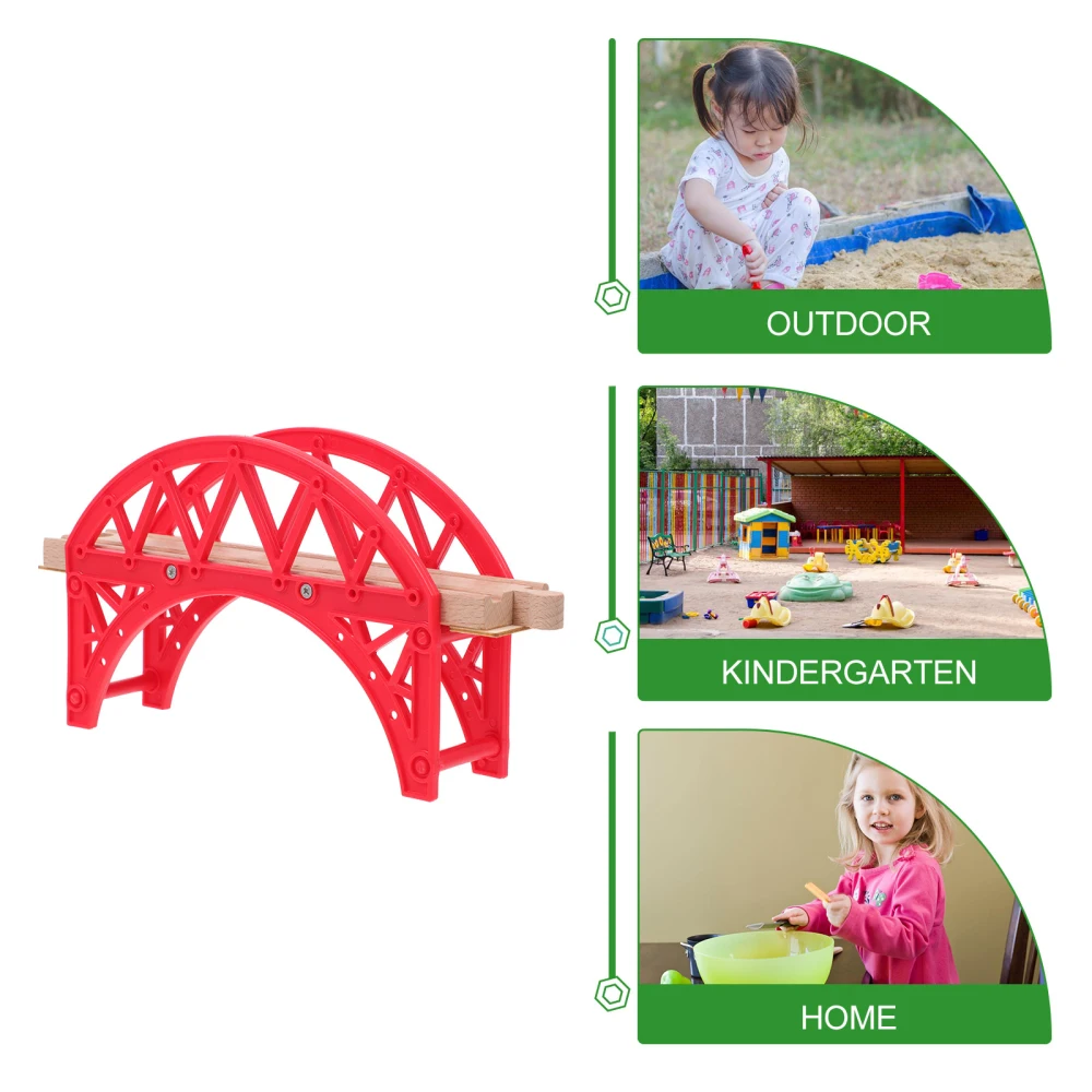 1Pc Creative Train Track Toy Plastic Toy Train Bridge Children Educational Toy