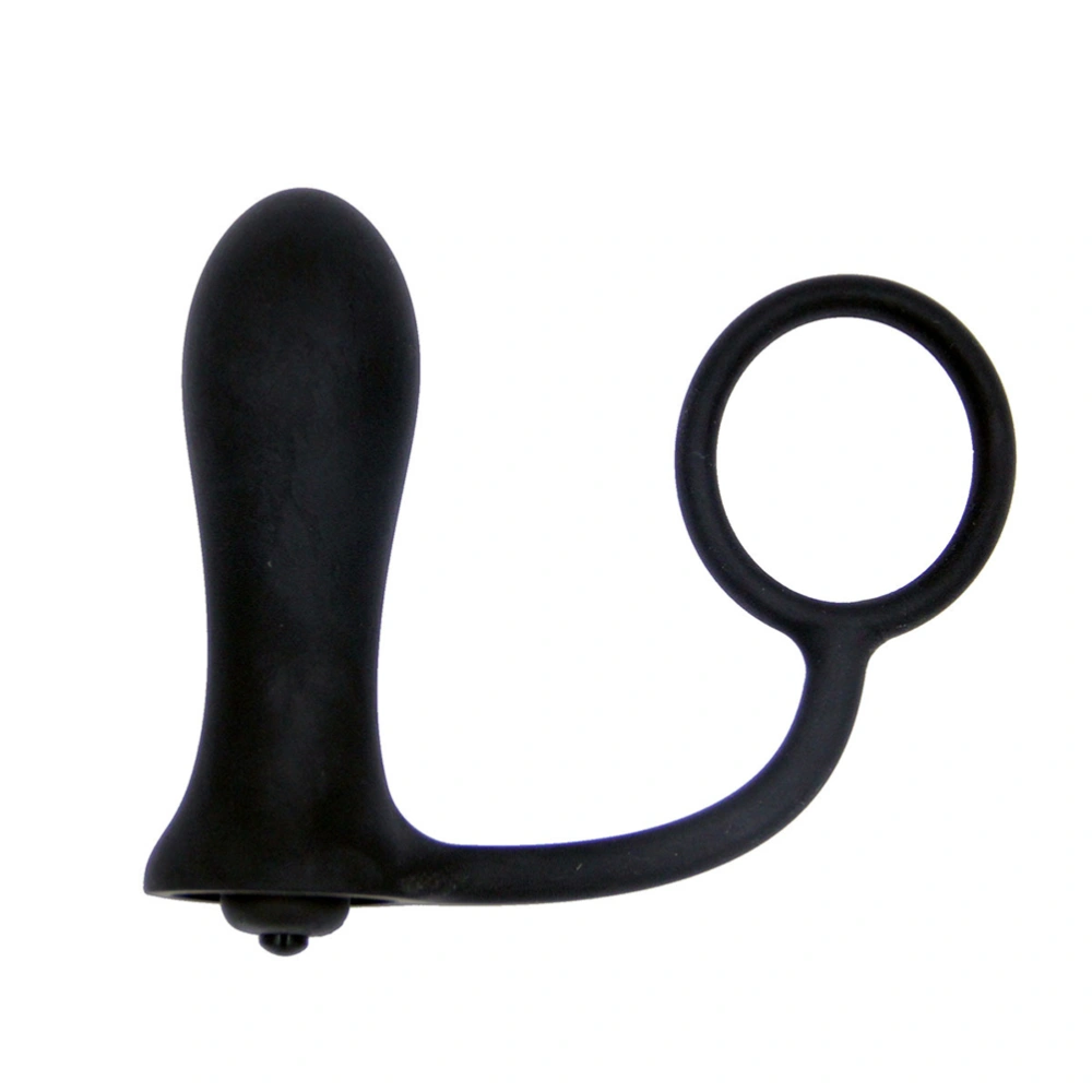 Waterproof Electric Vibrator 10 Stimulating Wand Masturbation Rod with Ring