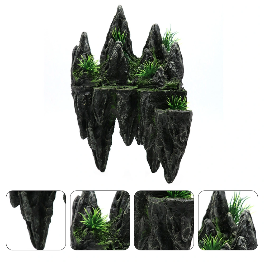 1Pc Fish Tank Rockery Ornament Aquarium Landscape Adornment Fish Tank Decor