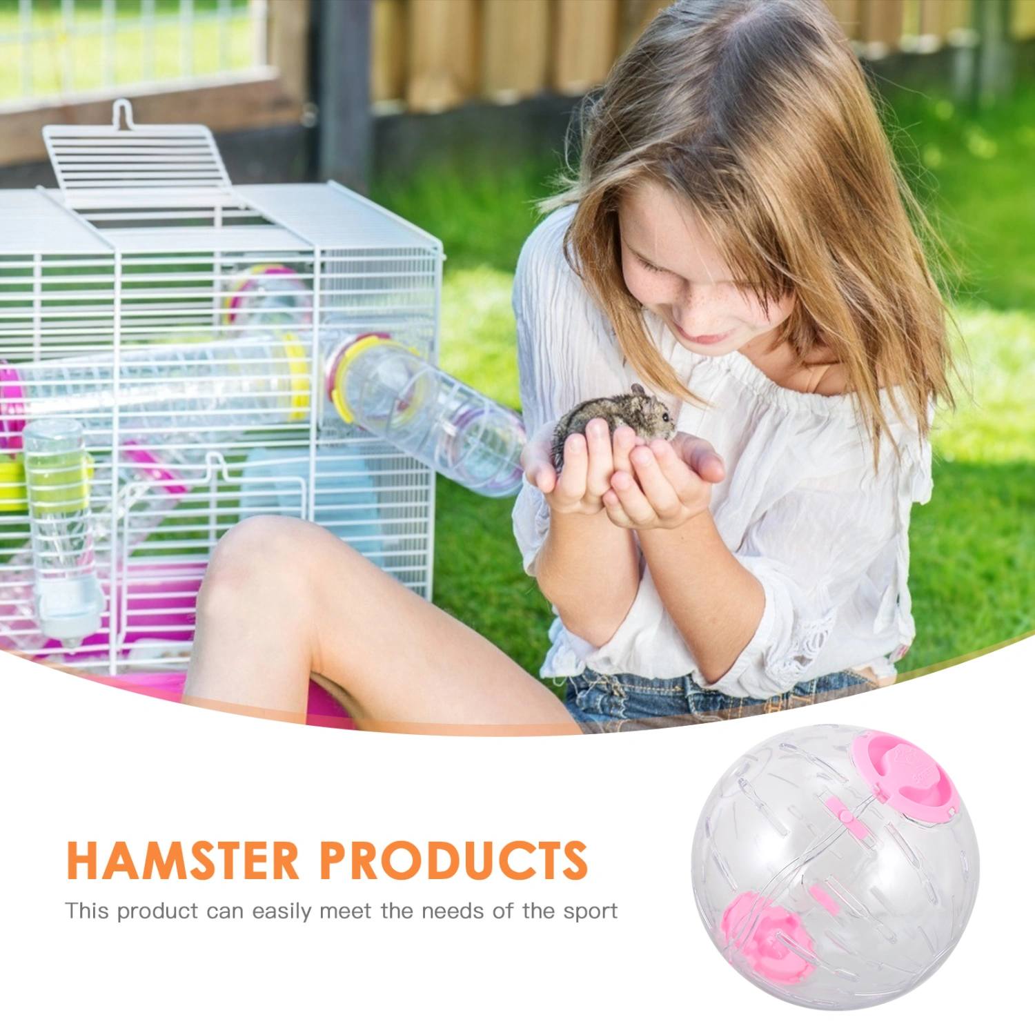 Silent Hamster Ball Mini Running Activity Exercise Ball Toy Hamster Plaything