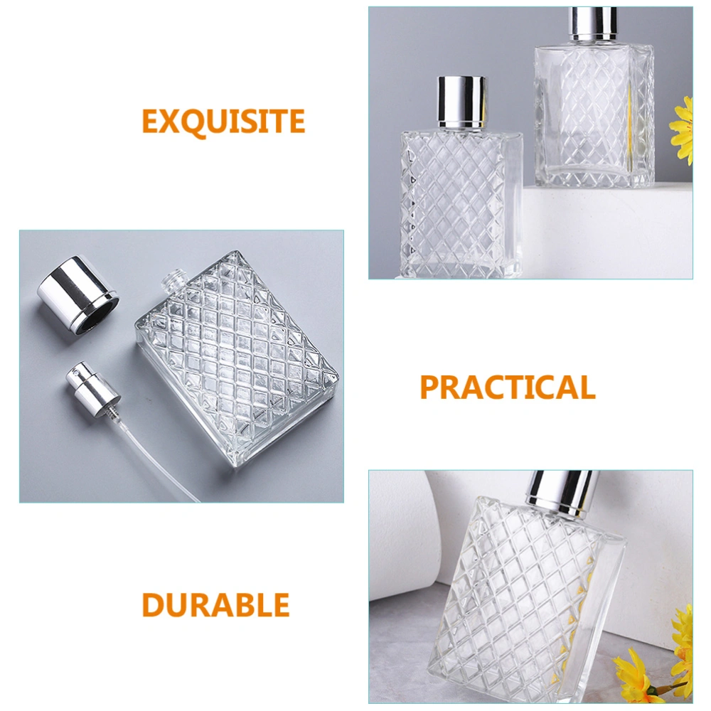 2pcs Perfume Sample Bottle Glass Perfume Bottles Essential Oil Storage Bottle