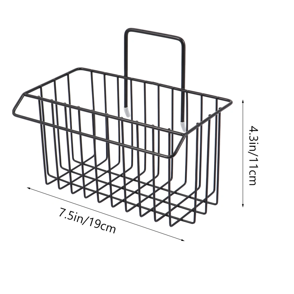 Punch-free Drain Basket Wall-mounted Drain Storage Basket Pot Brush Sponge Rack