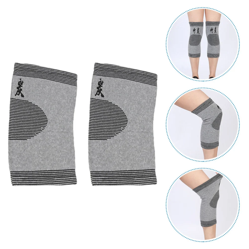 2 Pairs Comfortable Running Knee Brace Breathable Knee Protective Cover Knee Pad