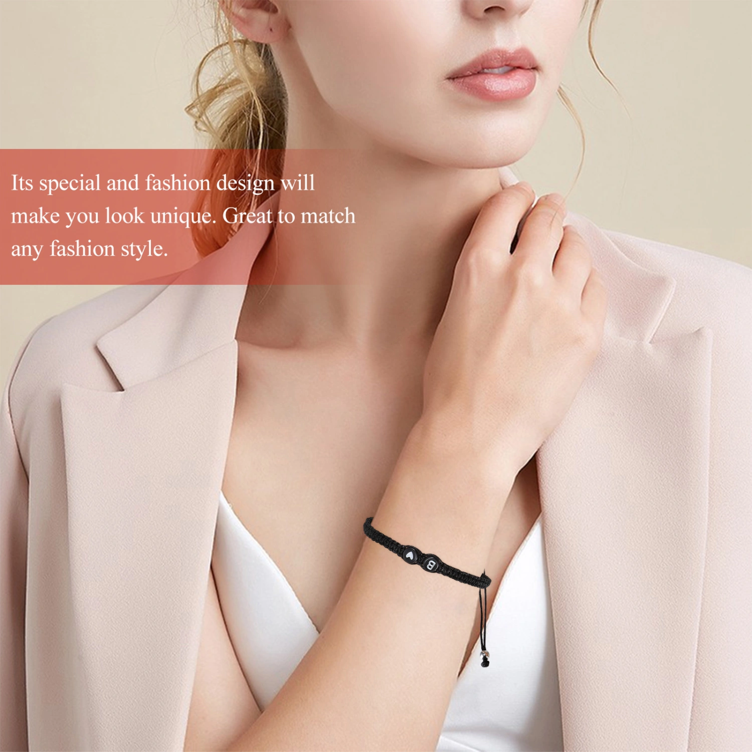 Initial Bracelets Adjustable Braided Bracelet Friendship Couples Bracelets