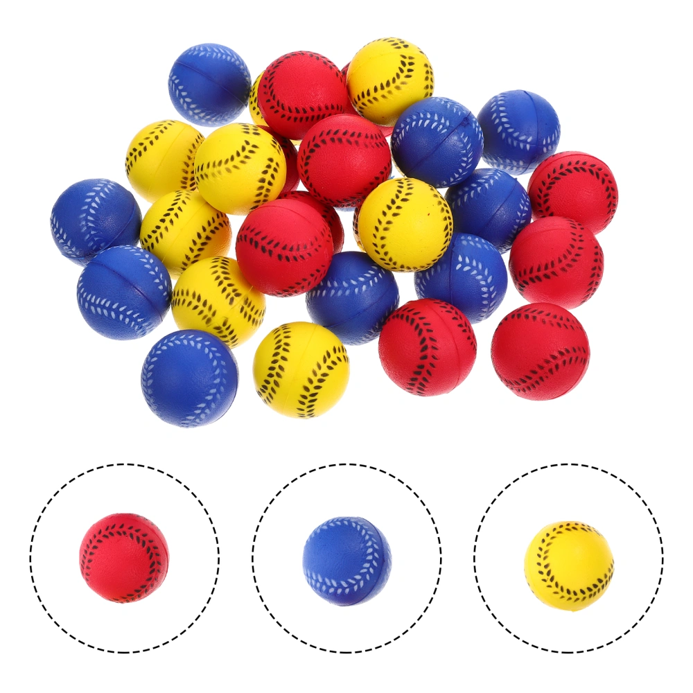 30Pcs Kids Baseball Toys Sports Baseball Toys Sports Themed Party Toys PU Baseball Toys