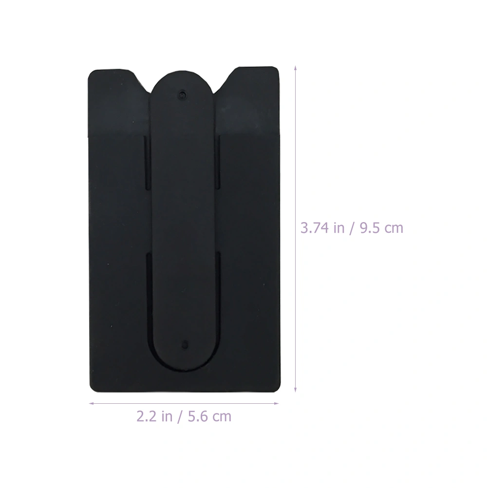 Phone Back Cards Holder Credit Cards Container Invisible Phone Adhesive Bracket