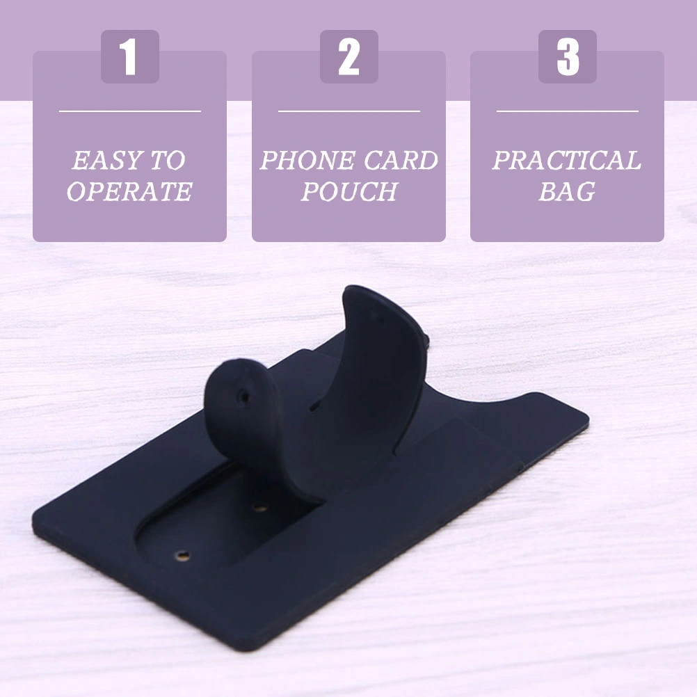 Phone Back Cards Holder Credit Cards Container Invisible Phone Adhesive Bracket