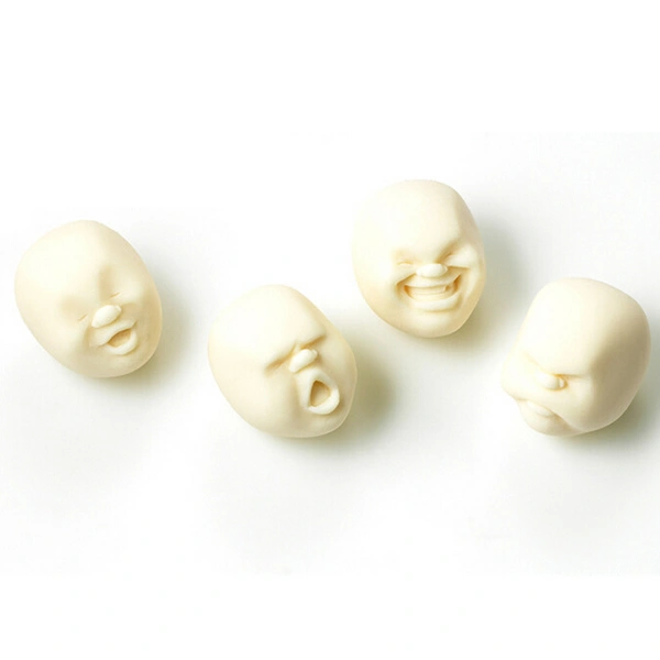 Vent Human Face Anti-Stress Ball Squeeze Face Toys Decompression Tool Pressure Reliver (Random Expression)