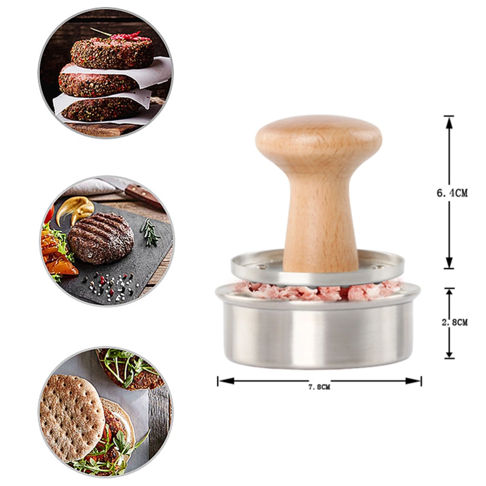 Stainless Steel Burger Press Patty Mold Press for Home Kitchen