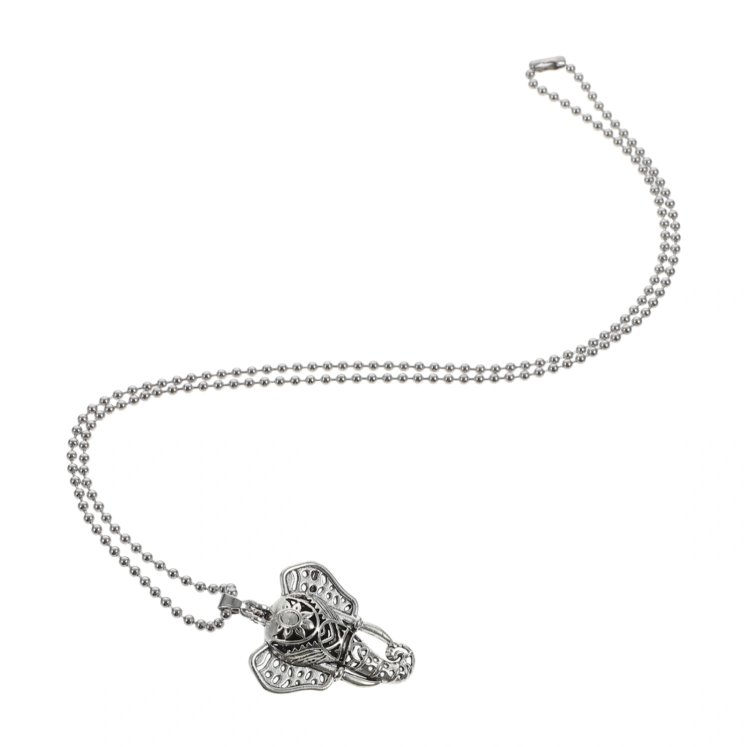 1 Set Elephant Pendant Essential Oil Necklace Elephant Pendant Necklace