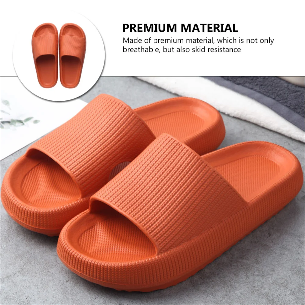 1 Pair Home Bathing Shower Slippers Indoor Bathroom Slippers Slide Sandal