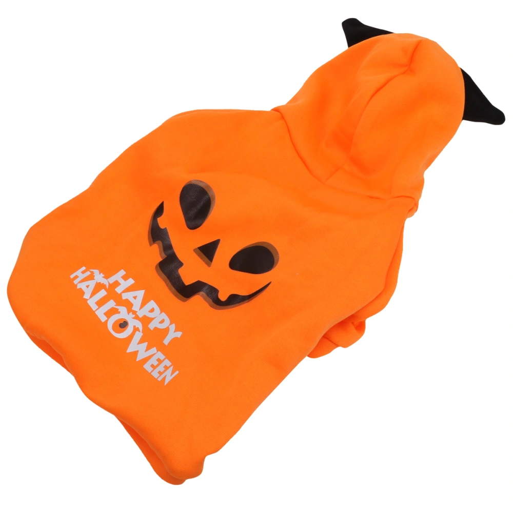 1pc Funny Halloween Pet Clothes Winter Fall Casual Costume Pet Supplies (L)