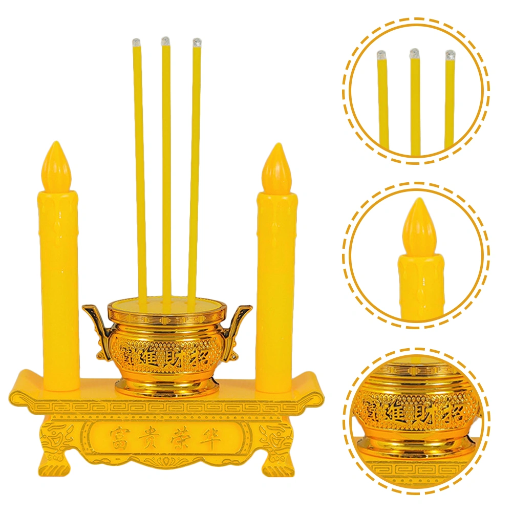 LED Candle Light Censer Flameless Candle Lights Decorative Battery Operated Candle