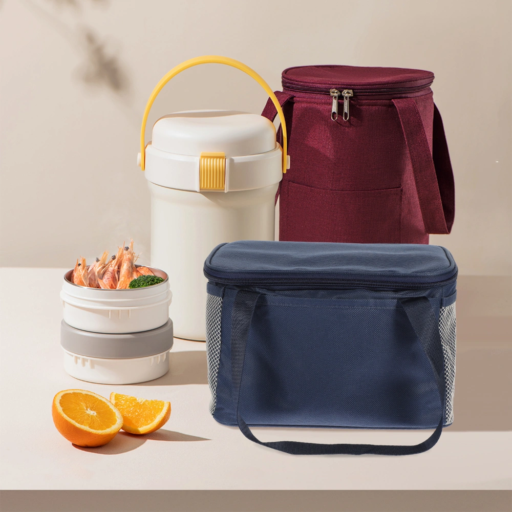 Insulated Lunch Bag Portable Bento Box Bag Portable Lunch Bag Worker Lunch Bag