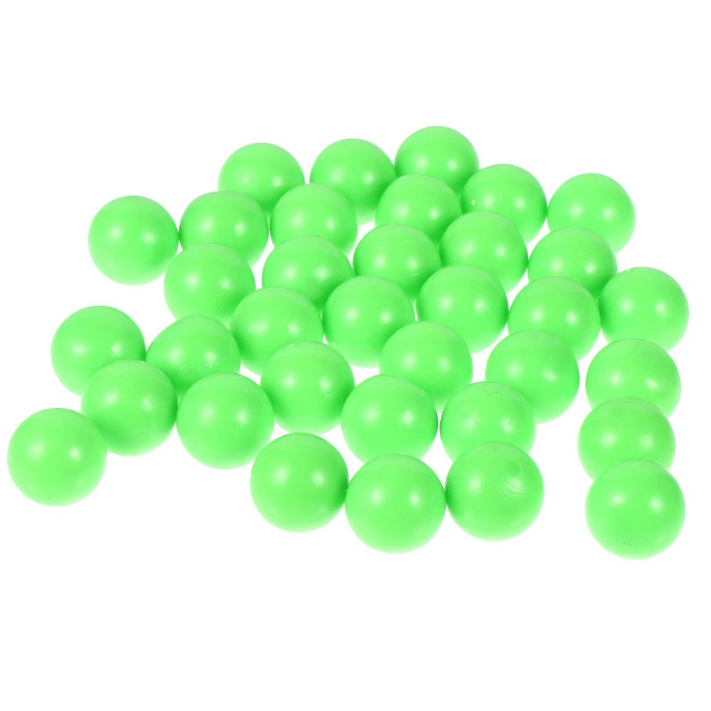 100Pcs Colored Plastic Balls Counting Solid Balls Toys Mathematics Teaching Aids