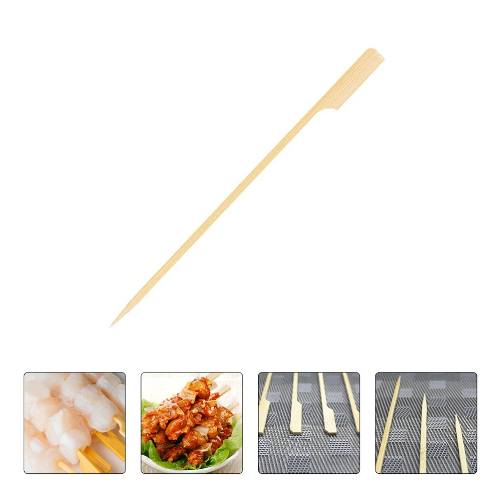 200pcs Fruit Appetizer Drink Pick Sticks Disposable Bamboo Stick Cocktail Skewer