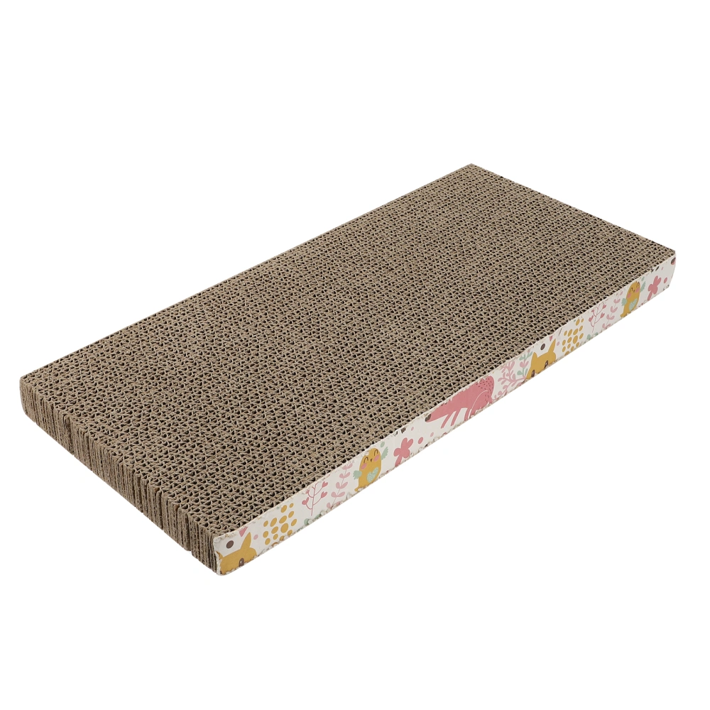 Pet Cat Scratcher Grinding Claw Plate Scratching Pad Corrugated Paper Board