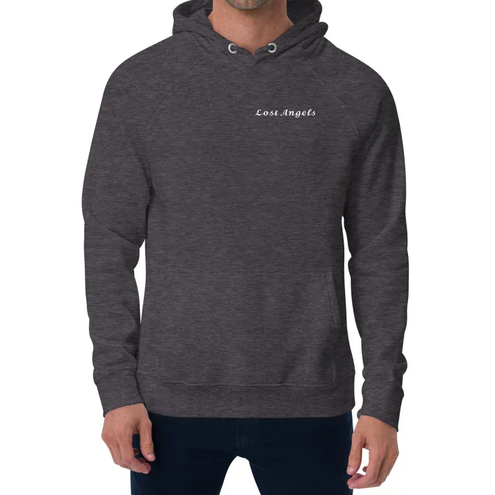 Lost Angel-Greek God Printed European And American Plus Velvet Hooded Sweater