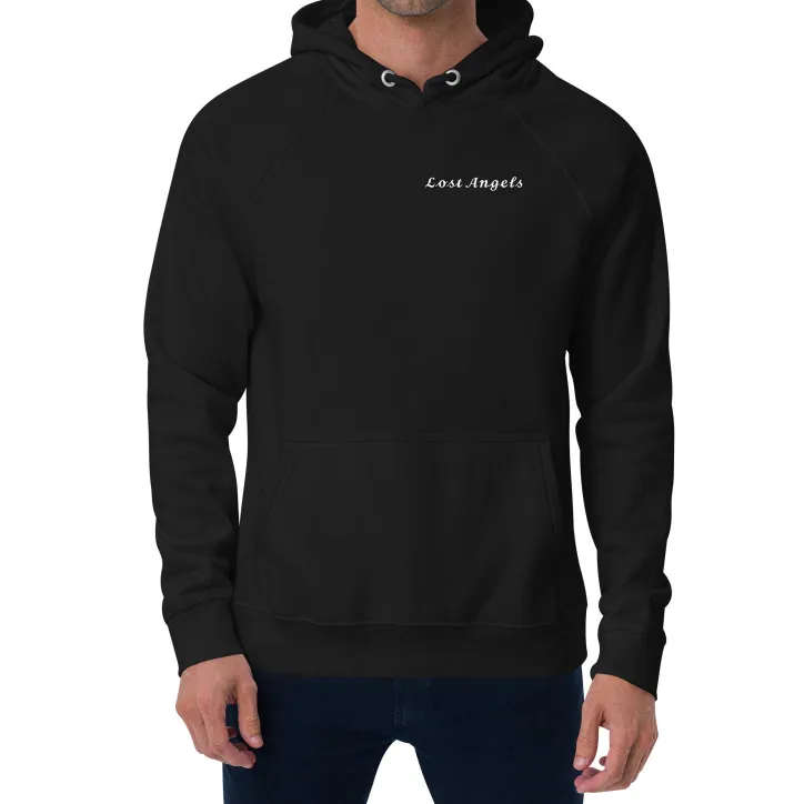 Lost Angel-Greek God Printed European And American Plus Velvet Hooded Sweater