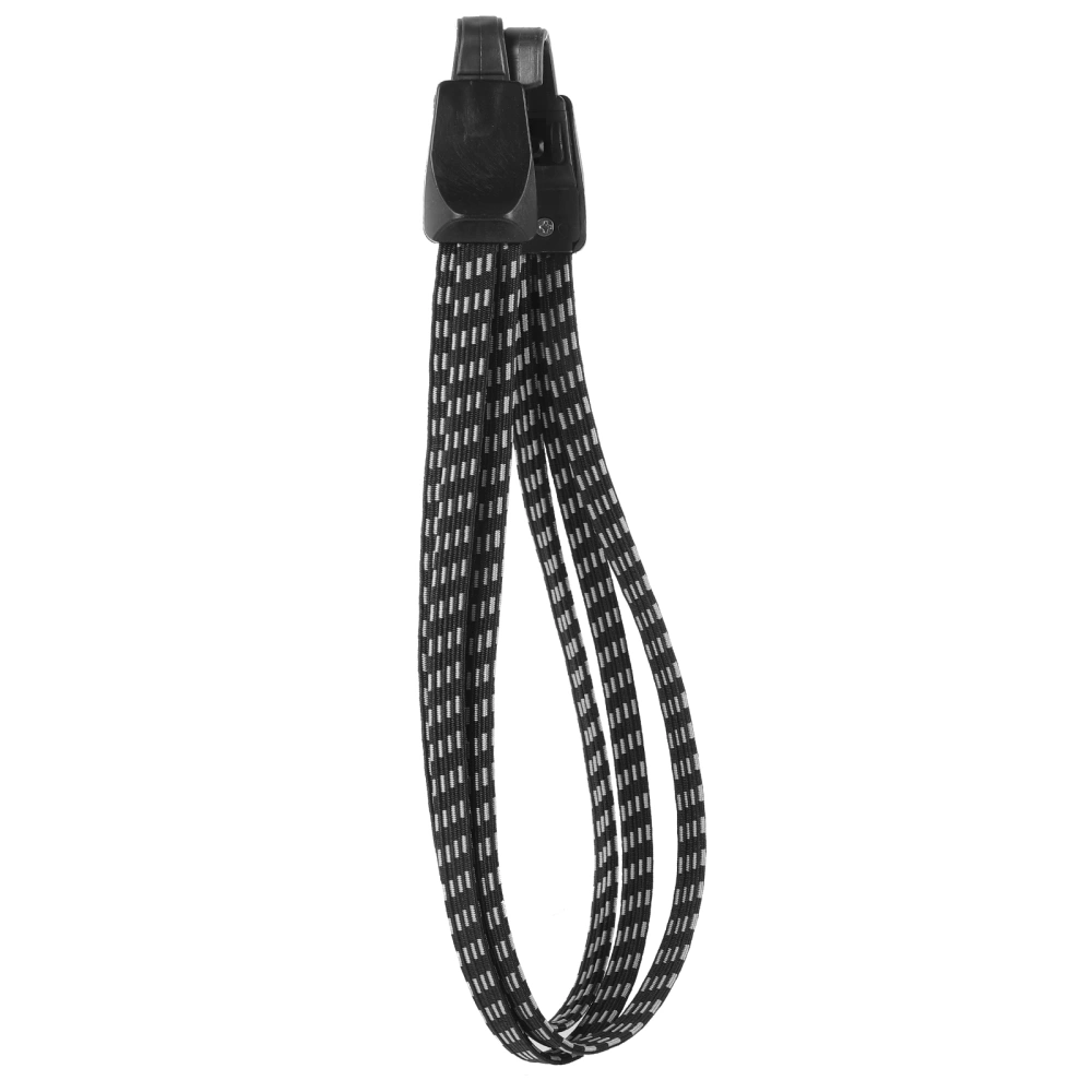 Black Heavy-duty Bungee Cord Bike Luggage Bungee Strap Cargo Elastic Strap with Hook