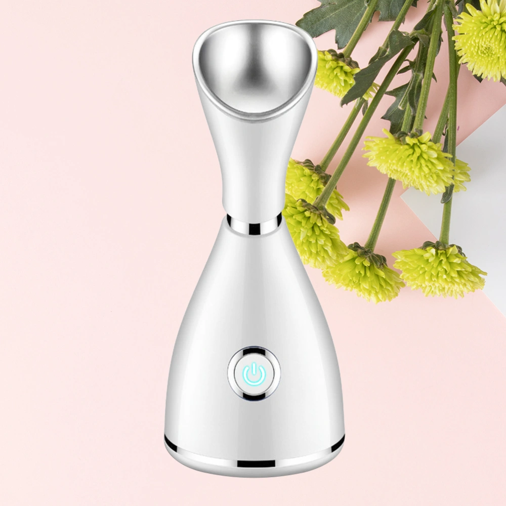 Portable Facial Steamer 70ml Water Tank Hot Mist Sprayer Skin Moisturizing Atomizer with EU Plug