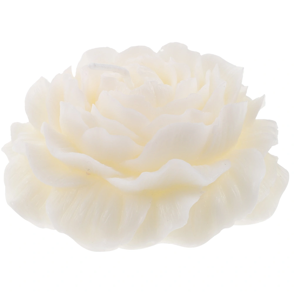 Simulation Peony Shape Aromatherapy Candle Smokeless Flower Scented Candle Decorative Tealight Candle