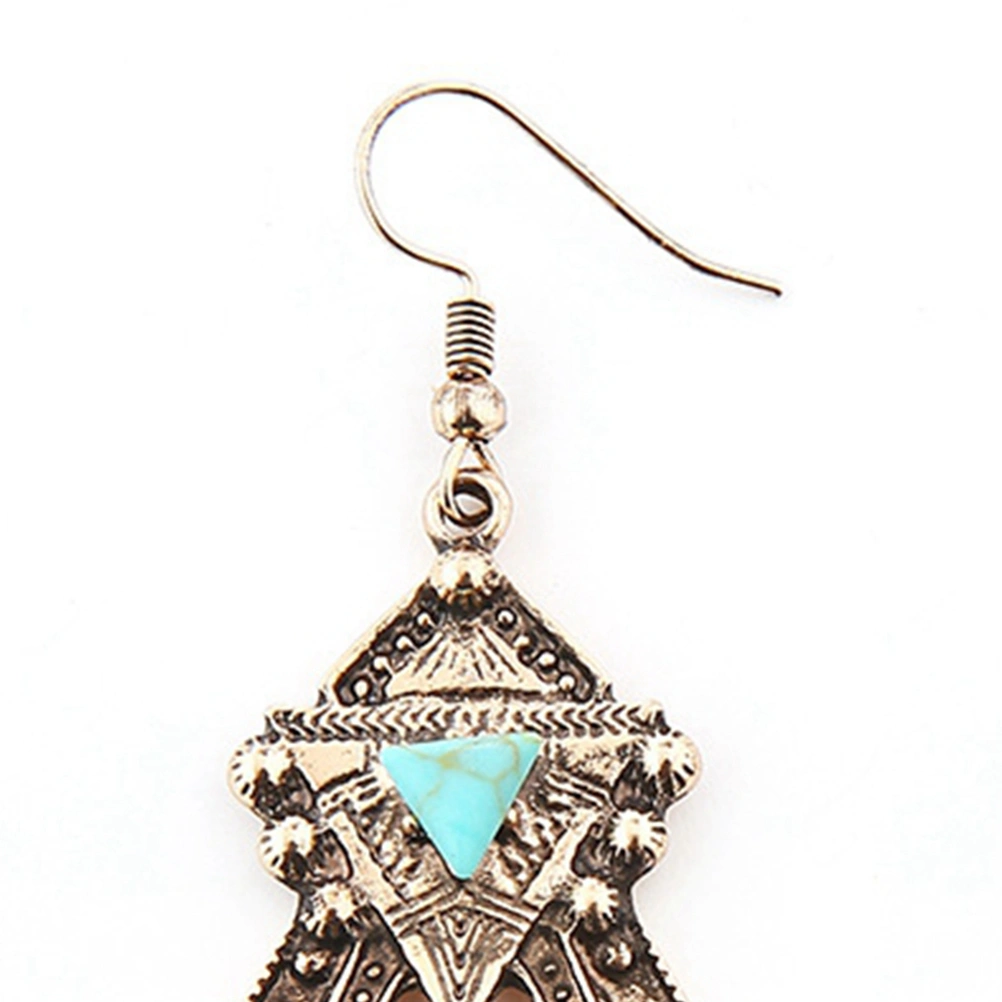 Kallaite Decor Earrings Beautiful Elegant Tassels Earrings for Lover Friend Woman Family (Golden)