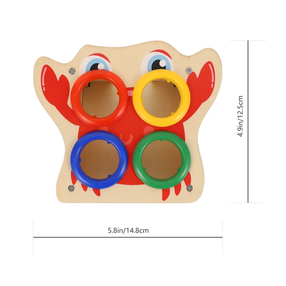 1 Set Children Beating Toy Wooden Animal Knock Toy Educational Playset for Kids