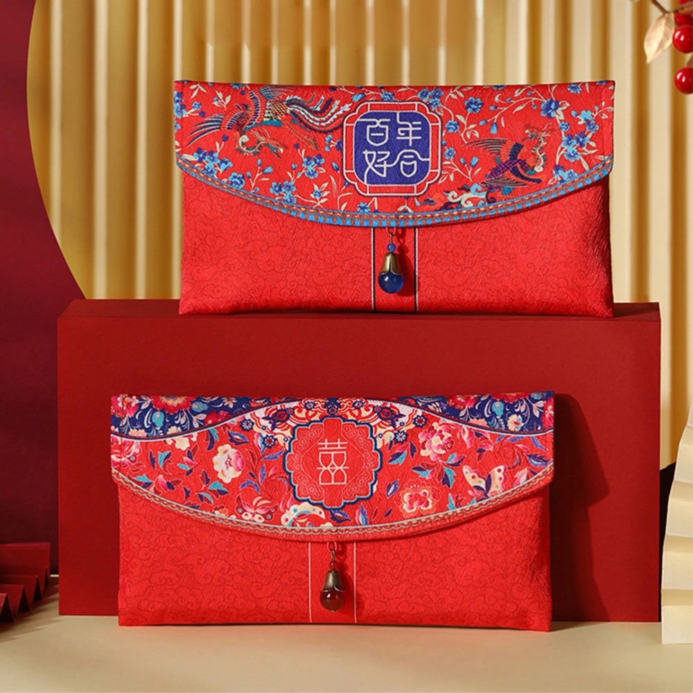 Chinese Style Red Envelope Money Pocket Traditional Chinese Wedding Party Accessory