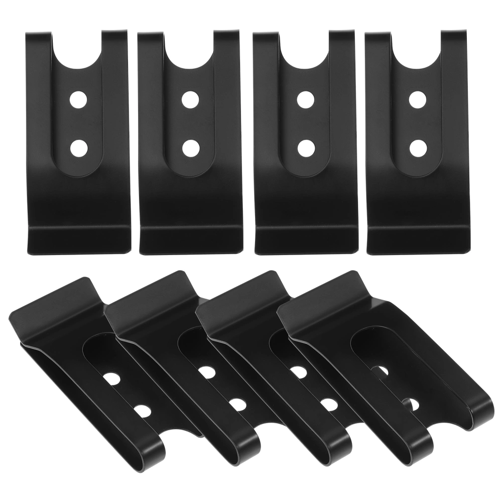 10pcs Holster Belt Clips Metal Belt Clips  Pocket Clips for Sheaths Wallets Pouches