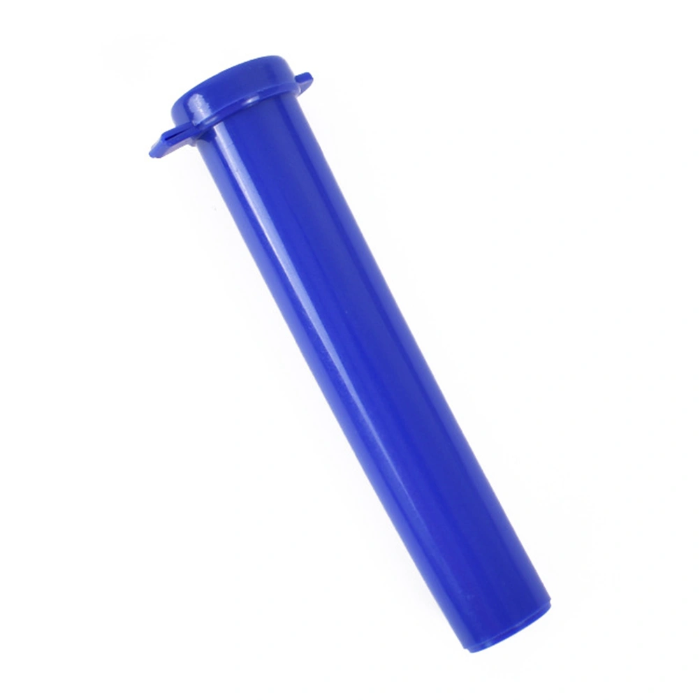 5pcs Pill Pipe Plastic Cigarette Seal Storage Case Mini Pill Case for Travel Office Home (Random Color 3.7inch)