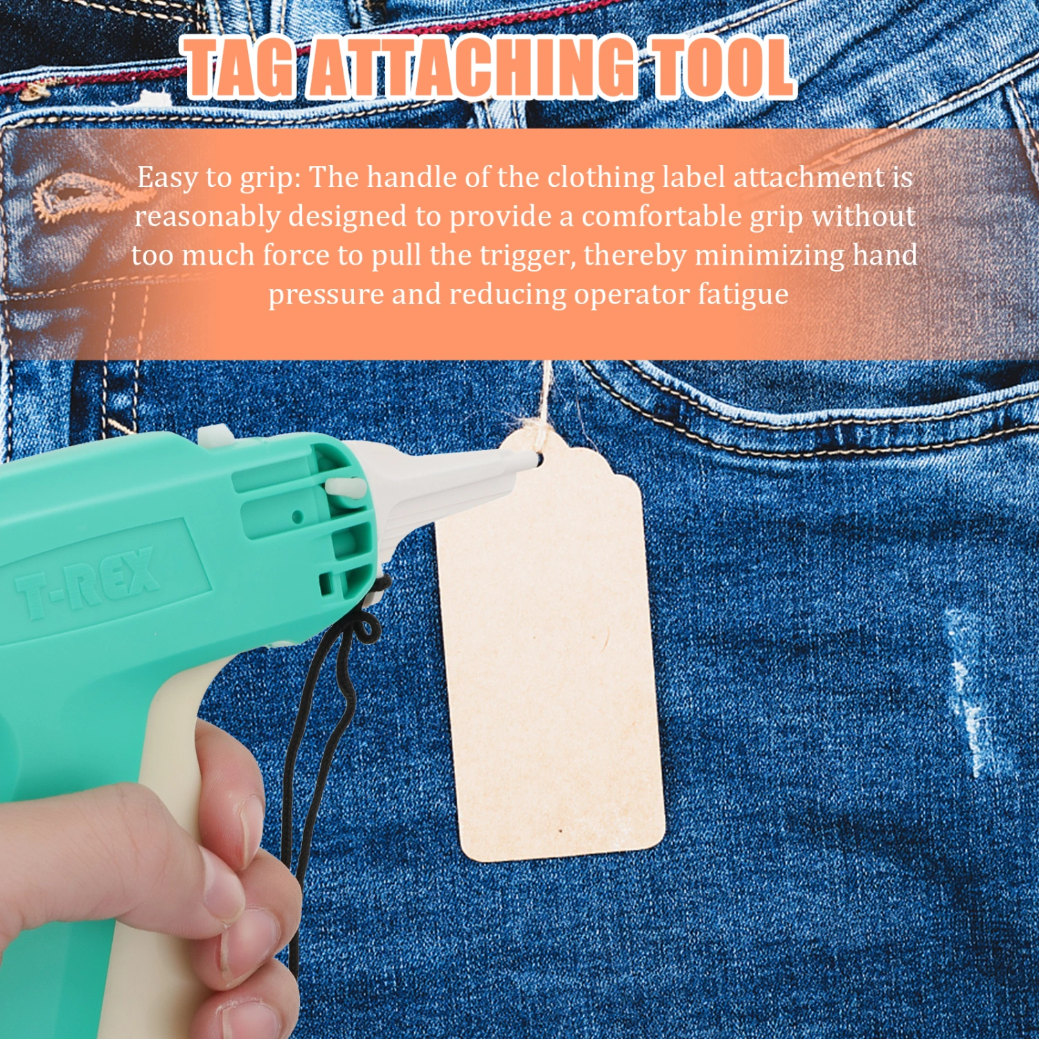1pc Practical Label Attacher Affordable Label Applicator Reusable Tag Attaching Tool