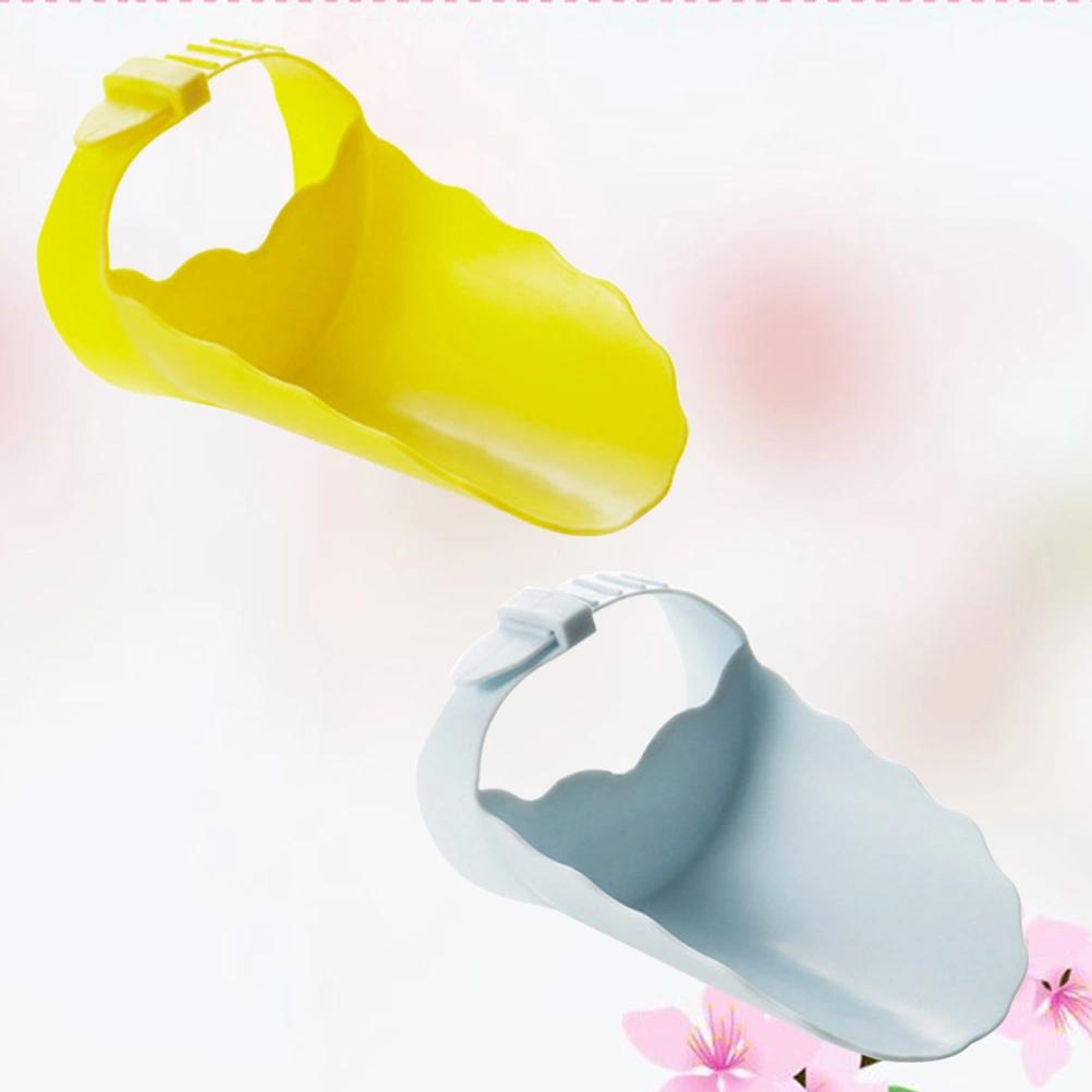2 Pcs Faucet Extenders Children Hand Washing Aid Sink Handle Extenders for Babies Toddlers Kids Children (Random Color)