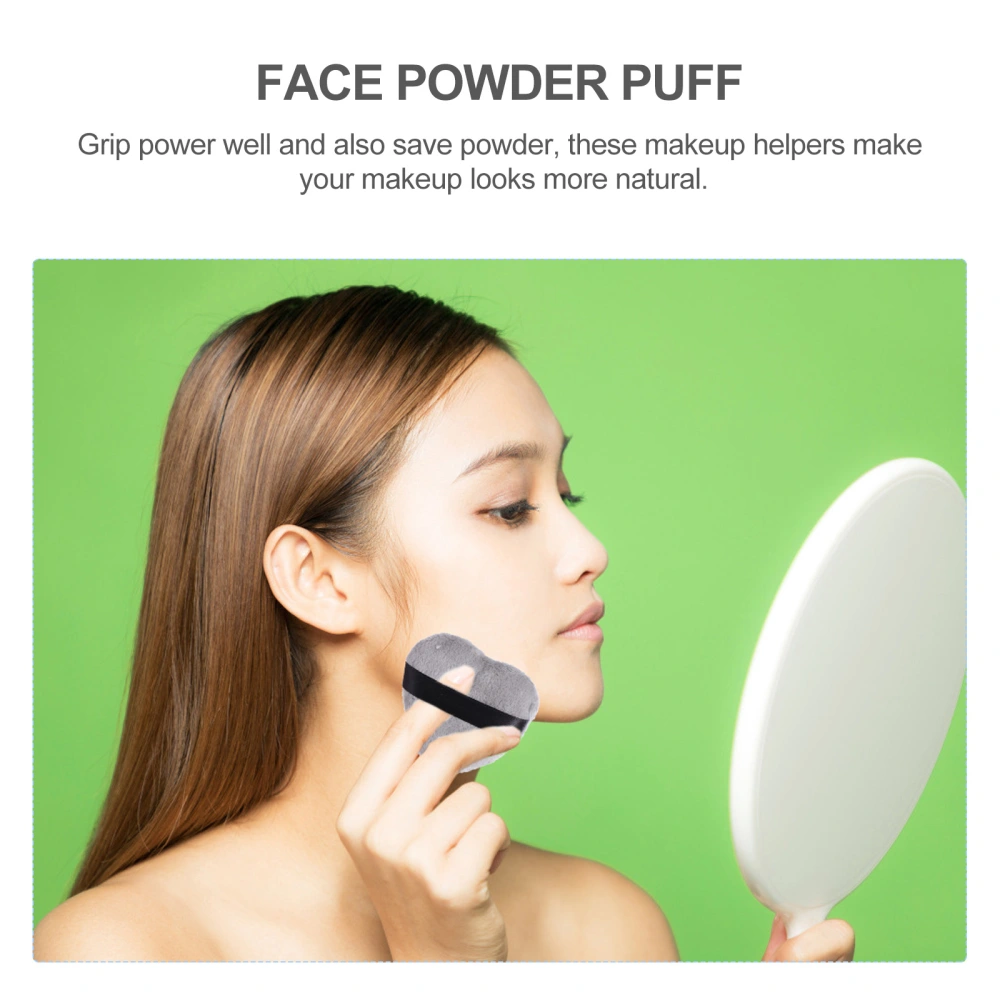 8pcs Makeup Loose Powder Puff Heart Shape Face Makeup Puff Makeup Tools