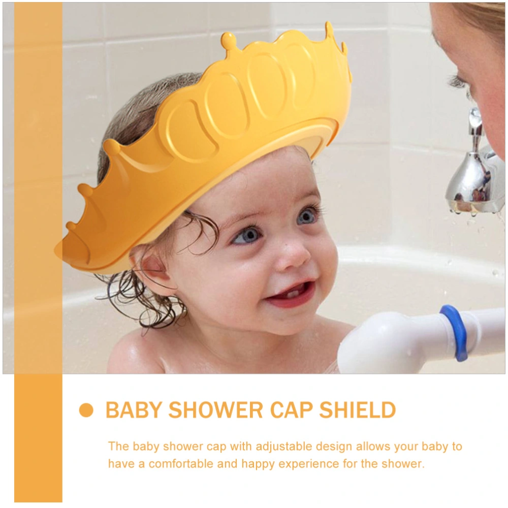 2Pcs Baby Shower Cap Shield Adjustable Toddler Visor Hat for Eye Ear Protection