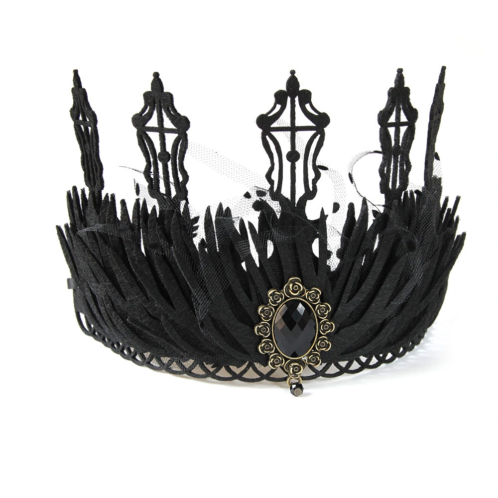 Witch Crown Baroque Crown Party Pregnant Crown Headpiece Vintage Halloween Headband