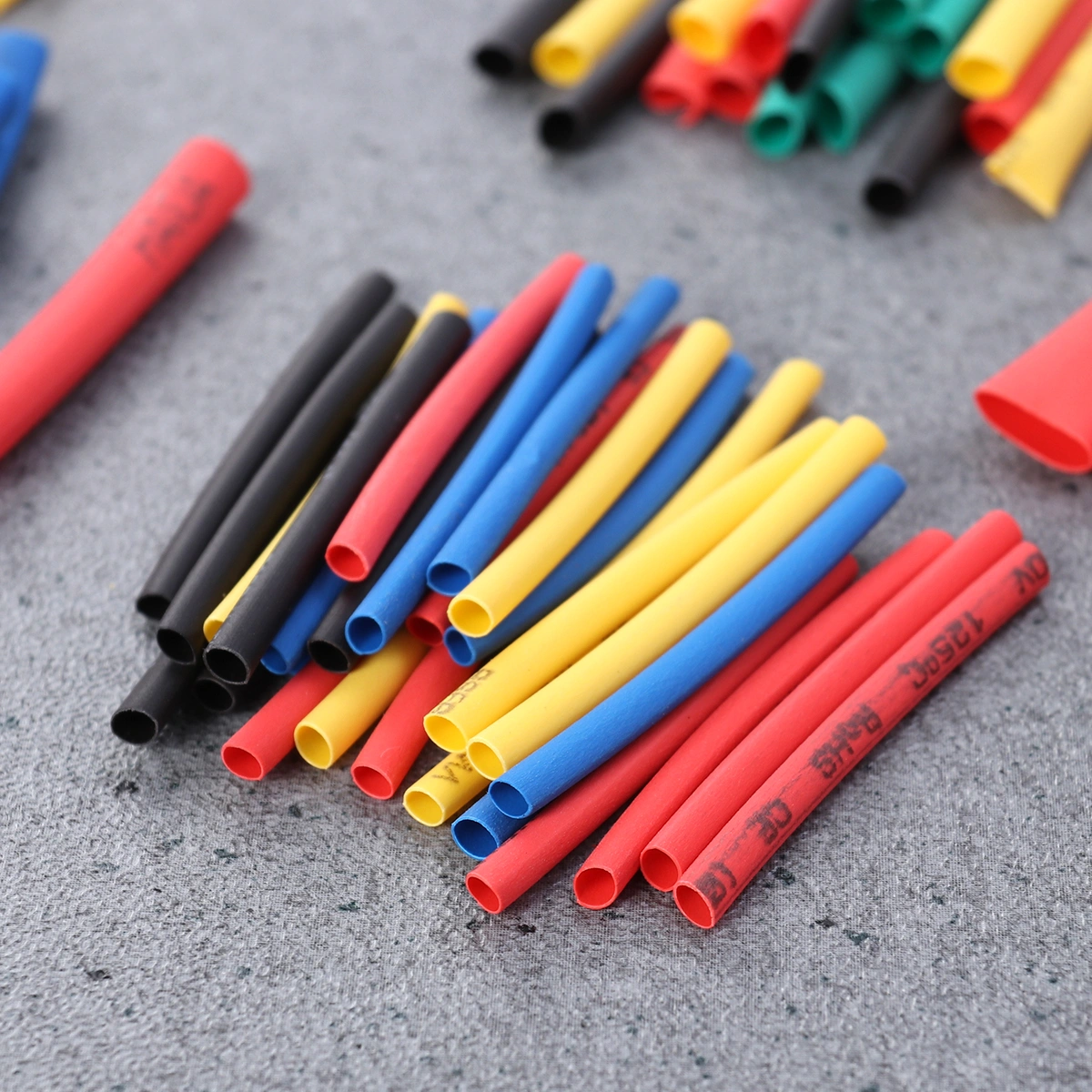 164pcs Heat Shrink Tubing Tube Sleeving Wrap Cables Wires Set (Mixed Color)