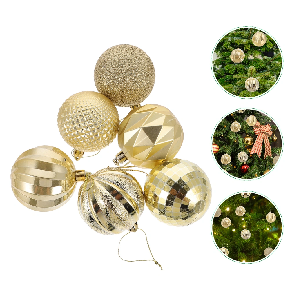 1 Set Christmas Tree Decorative Pendant Lovely Xmas Colorful Ball Decoration