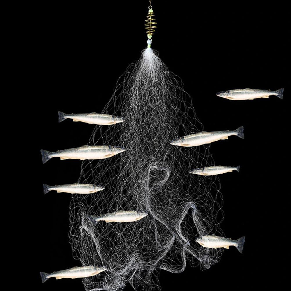 4Pcs Professional Fish Traps Wear-resistant Fishing Meshes Convenient Fishing Traps