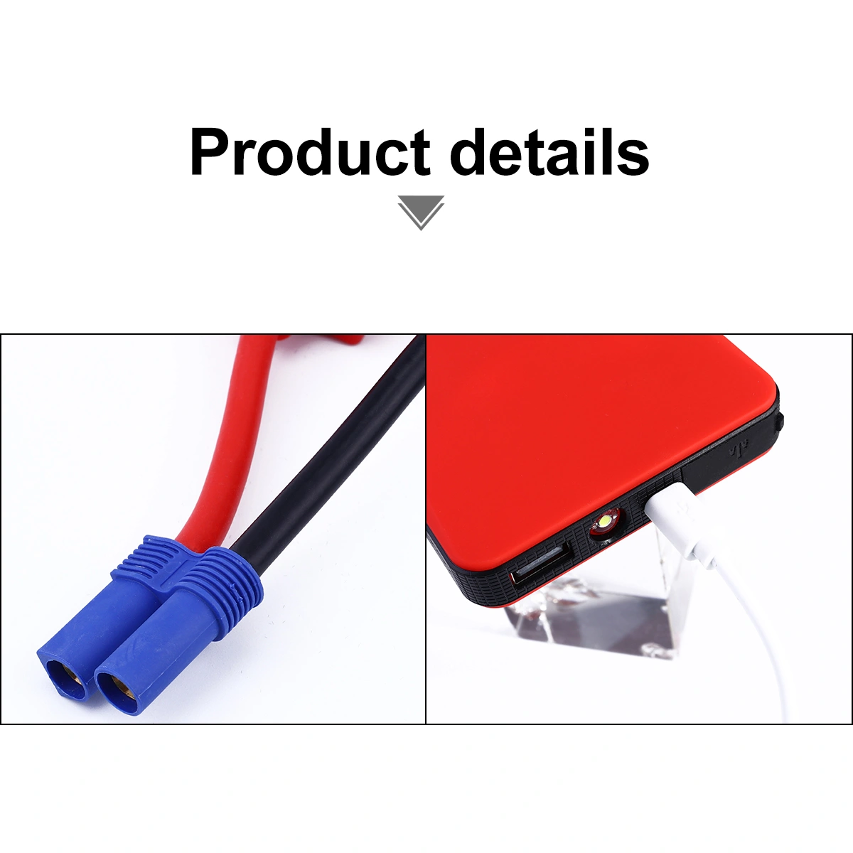 1pc Emergency Car Charger Multipurpose Vehicle Jump Starter Car Power Supply