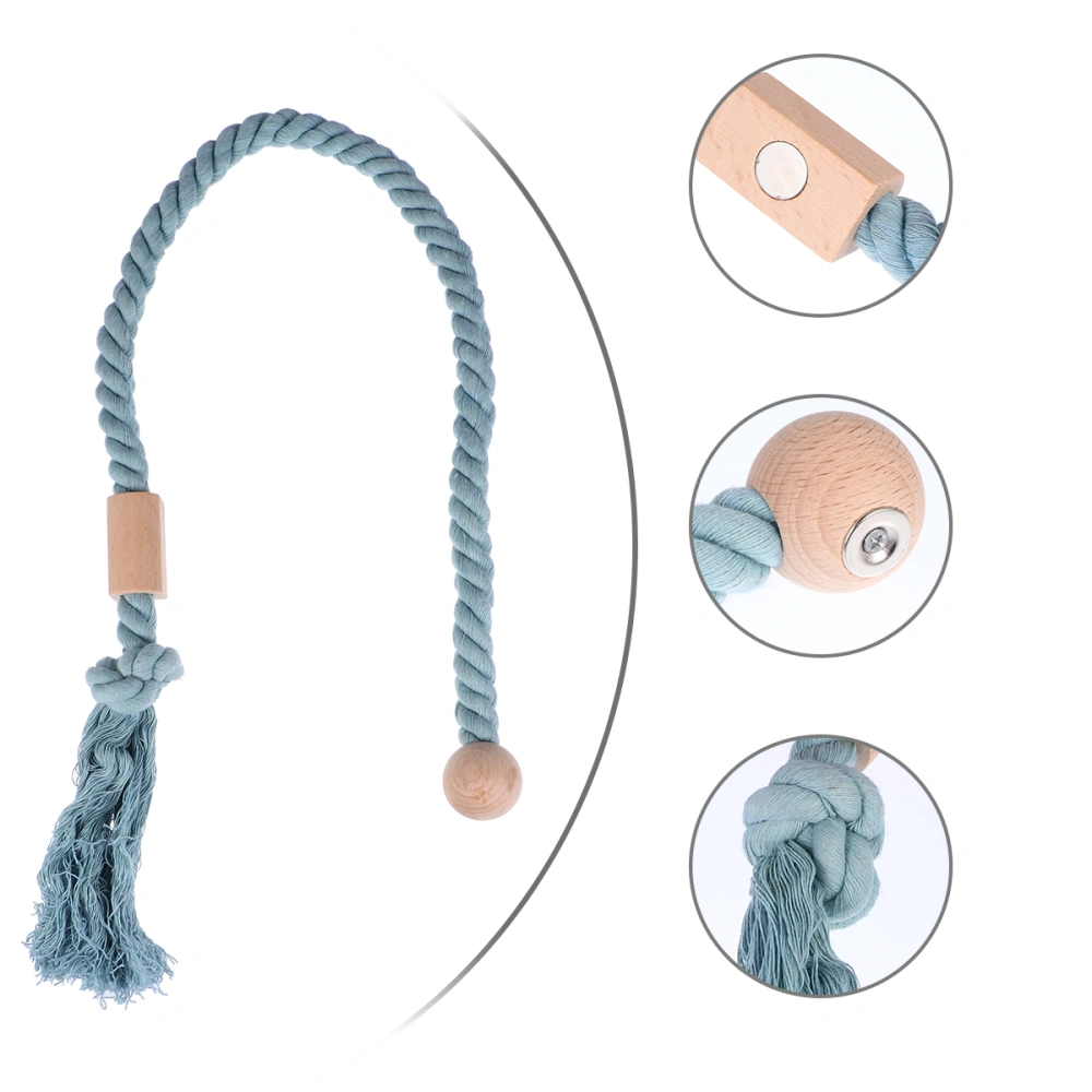 Curtain Magnetic Button Creative Cotton Rope Curtain Tieback Punch-free Tieback