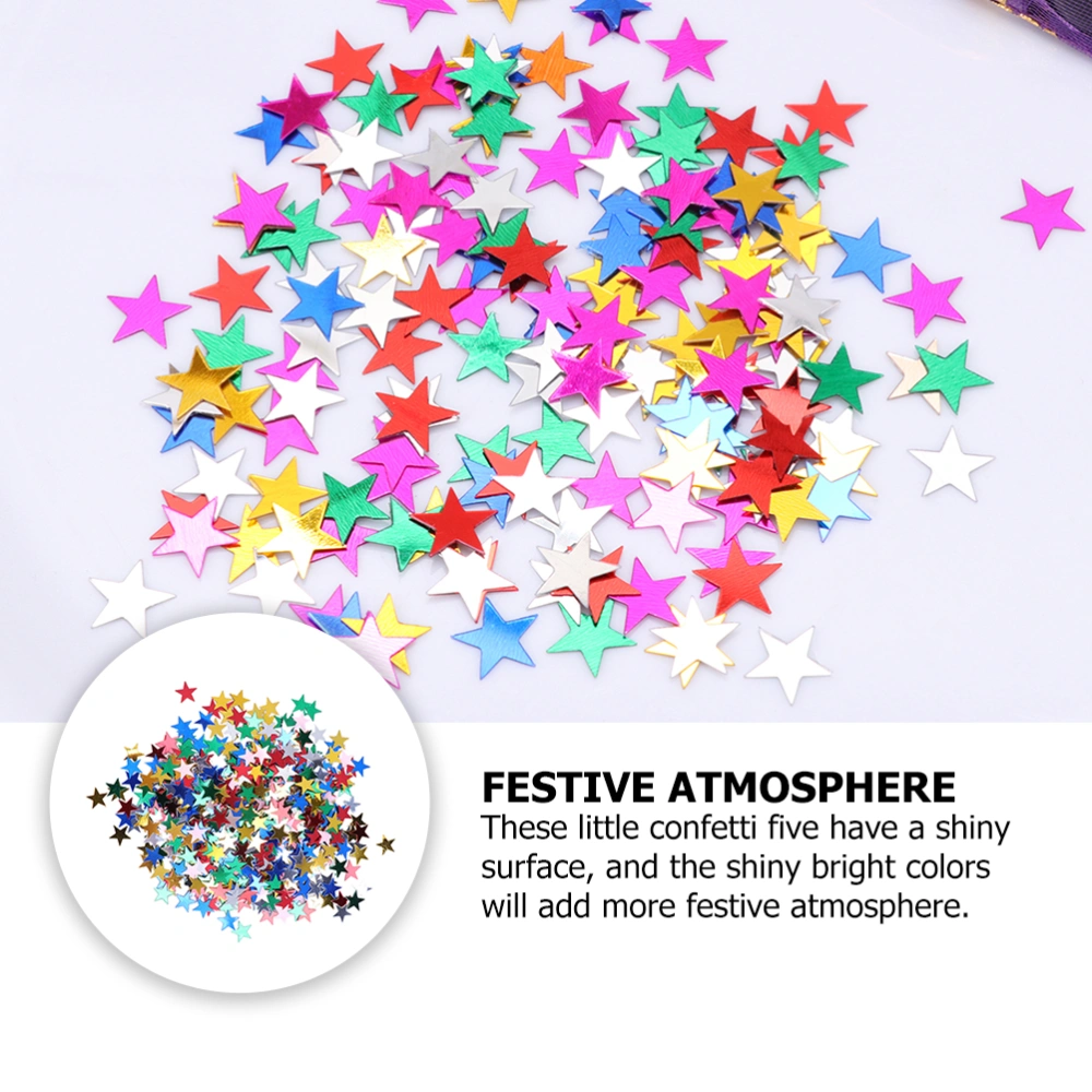 3 Packs of Five-pointed Star Confetti Birthday Party Confetti Decoration Supply