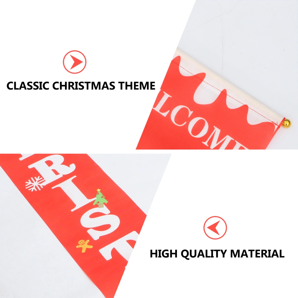 Couplet Decoration Christmas Door Hanging Decoration Christmas Door Hangers (Red)