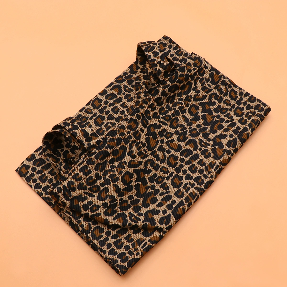 Women Canvas Bag Leopard Printing Shoulder Bag Casual Large Student Bag Everyday Shopping Bag Tote Vintage Handbag